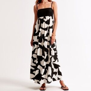 Abercrombie & Fitch Babydoll Maxi Dress